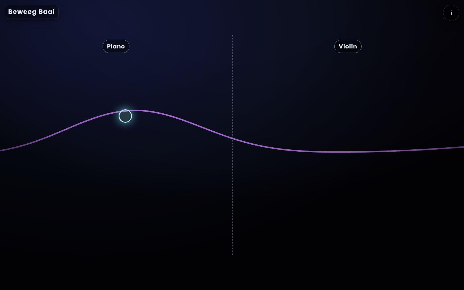 Playing piano on the left side of the screen